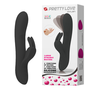 Vibración de 7 funciones, vibrador de conejo de 4 F, ondeante, Cargador USB - Product Image 1