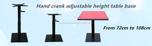 Bistro <span class=keywords><strong>Bar</strong></span> Mesas Mesa <span class=keywords><strong>de</strong></span> <span class=keywords><strong>Altura</strong></span> Regulable Base - Product Image 2