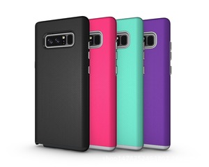 Fábrica al por mayor de encargo del color del caramelo antideslizante ARMOR funda de teléfono celular para Samsung Nota 8 - Product Image 2