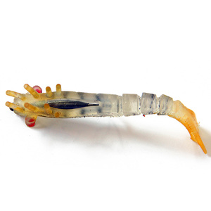 Señuelo <span class=keywords><strong>de</strong></span> pesca TPR <span class=keywords><strong>de</strong></span> 90mm/6g, <span class=keywords><strong>gambas</strong></span> suaves - Product Image 3