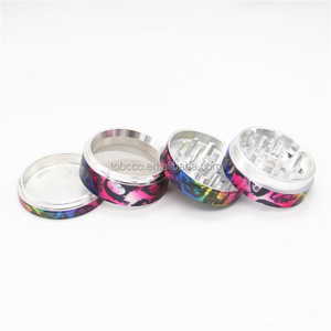 Amazon venta Caliente de China <span class=keywords><strong>Tienda</strong></span> de Sharp Teeth Grinder Tabaco Humo De Aluminio - Product Image 5