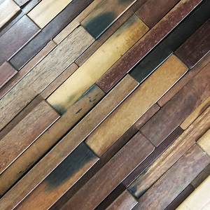 Mare di legno vecchia nave riciclare tessere di mosaico uso per la decorazione della casa - Product Image 2