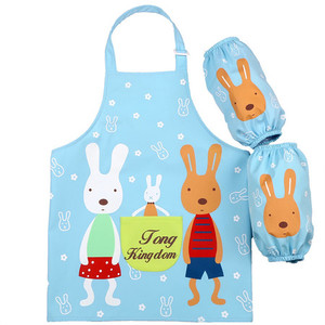 Children <strong>Apron</strong> Sleeves Kit Adjustable Art Drawing <strong>Cooking</strong> Backing Sleeves <strong>Aprons</strong> <strong>Kids</strong>