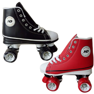 Patins à roulettes pour filles, design tendance, 4 roues en PU, roulements ABEC-7, style sportif et actif, taille 30-40 - Product Image 5