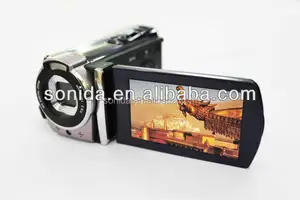 3.0" TFT LCD ekran 16mp hd 1080p dijital video kaydedici kamera 16x dijital zoom dv kameralar şarj edilebilir pil hdv-602s