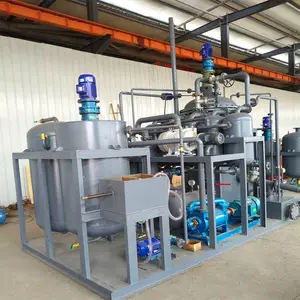 Processo em lote Máquina de Resíduos De Óleo Usado para Refinar o Óleo Diesel