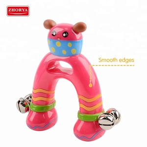 Plástico <span class=keywords><strong>campanilla</strong></span> instrumentos U tipo música sonajero juguete para el bebé - Product Image 3