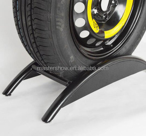 Stile moderno in metallo da auto della rotella del display del basamento Ruote Cerchio Cremagliera Del Banco di mostra per il Negozio di Auto - Product Image 2
