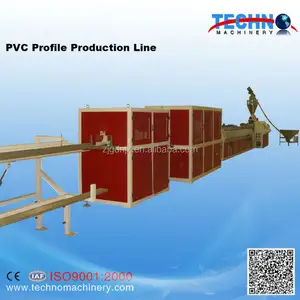 pvc plint produceren machine/profiel extrusielijn