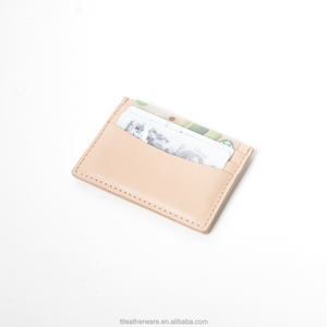 De cuero genuino caso de la tarjeta de crédito con impulsado por la licencia de ranura - Product Image 3