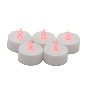 Wholesale Mini Plastic Flameless Candles <strong>Lights</strong> Battery Operated Colorful Flickering Electric <strong>LED</strong> <strong>Tea</strong> <strong>Lights</strong> for Indoor Wedding - Product Image 5