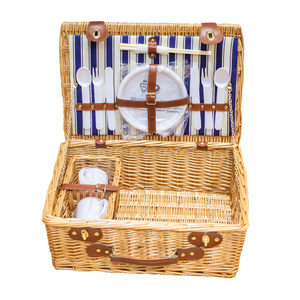 Cesto da Picnic in <span class=keywords><strong>Vimini</strong></span> OEM/ODM all'Ingrosso, Cesto Economico <span class=keywords><strong>per</strong></span> 4 Persone - Product Image 1