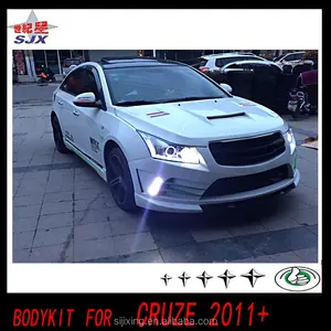 Auto parts bumper for new cruze 2015 PP body kit for Chevy Cruze bodystyling(Front bumper side skirts ,rear bumper)