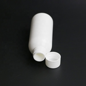 定制批发圆形白色迷你塑料瓶，100毫升30毫升瓶 - Product Image 5
