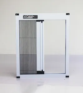 Magnetic screens mesh with profiles sliding mosquito <strong>pleated</strong> <strong>nets</strong> Greenweb 100% polyester mesh+aluminium screen frame - Product Image 1