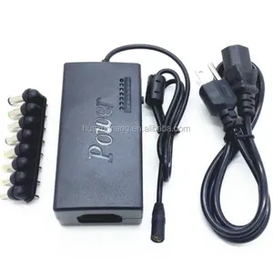 Adaptador para laptop, substituição de 96w ac carregador de energia universal adaptador para notebook com dc12v/15v/16v/18v/19v/20v/24v