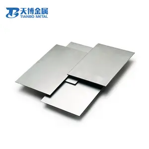Zandstralen Oppervlak Hoge Hardheid Smeden Molybdeen Plaat 99.95% Baoji Tianbo Metalen Bedrijf