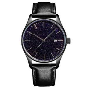 Fashion Unique All Stars Sky Dial Quartz Watch Casual Mineal Crystal Glass Small Quantity Private Label Men Watches