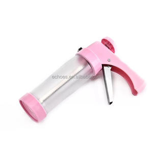 <span class=keywords><strong>Kit</strong></span> de pistola de prensa de galletas de plástico, 16 <span class=keywords><strong>discos</strong></span> <span class=keywords><strong>y</strong></span> 6 puntas de glaseado para galletas DIY - Product Image 4