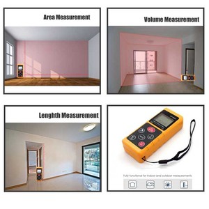 CP-60C يده LCD الرقمية ليزر مقياس مسافات <span class=keywords><strong>60</strong></span> متر المدى مكتشف - Product Image 6