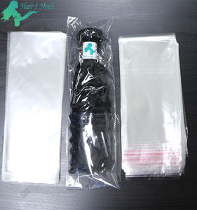 ถุงพลาสติกใสแบบมีกาวในตัวสำหรับบรรจุผมต่อ ขนาด 10 นิ้ว ถึง 30 นิ้ว - Product Image 3