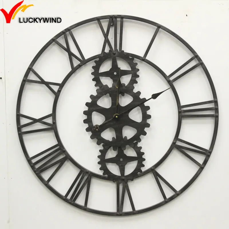 धातु गियर घड़ी शादी का तोहफा दीवार घड़ी विशेष डिजाइन दीवार घड़ी बिक्री