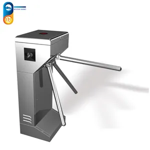 access control rfid card roller operated tripod turnstile