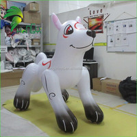 PVC0.4 Chien Husky gonflable sexy blanc / Chien Husky gonflable de Noël personnalisé Hongyi / Gonflable SPH