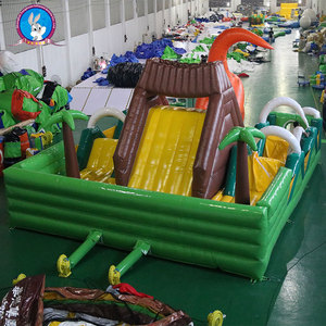 Dinosauro <span class=keywords><strong>Jurassic</strong></span> gigante parco gonfiabile buttafuori giungla gonfiabile divertimento parco giochi città parco divertimenti - Product Image 4