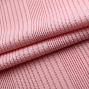 Phổ Biến Nhất <span class=keywords><strong>Polyester</strong></span> Không Thường Xuyên Sườn Vải Viscose Đồng Bằng 5% <span class=keywords><strong>Spandex</strong></span> Vải Cho Xà Cạp - Product Image 4