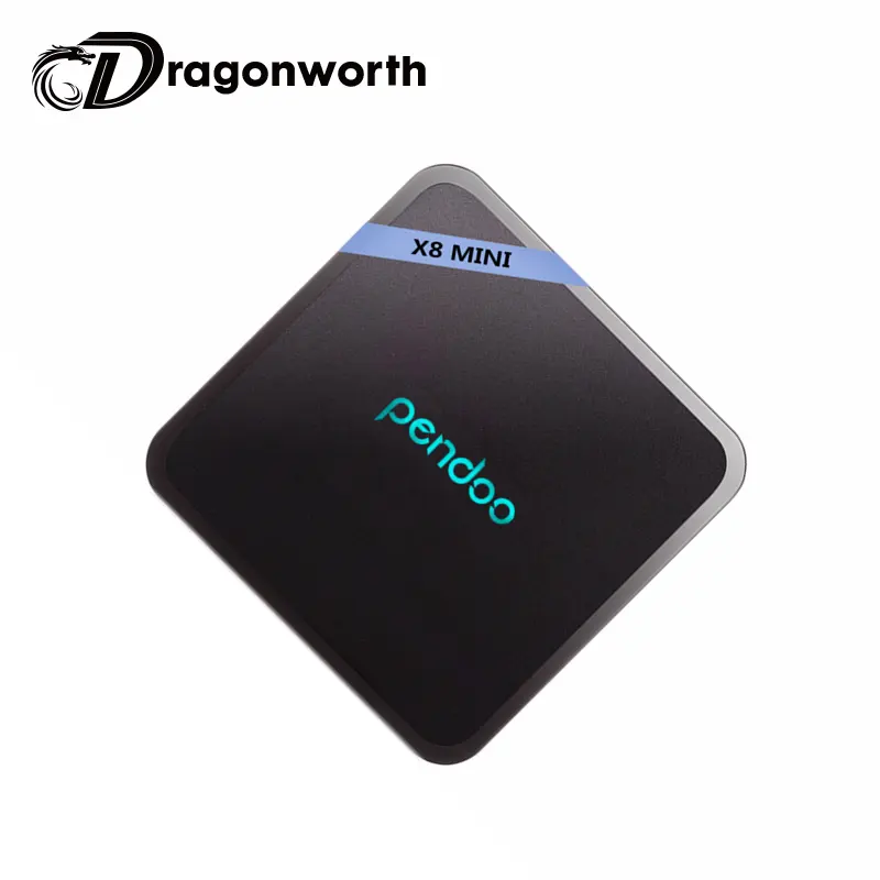 Amlogic S905W Mini TV Box Pendoo X8 Mini 1GB Ddr3 Ram 8GB Rom Hd Mini Pc 4K dengan IR dan Gunung Android Tv Box