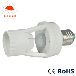 PIR Tự Động Đèn LED Thiết Bị Chuyển Mạch Chuyển Động Hồng Ngoại Cảm Biến Ánh Sáng Ổ Cắm E27 Đèn Giữ Vít Ổ Cắm Bóng Đèn Trong Nhà - Product Image 4