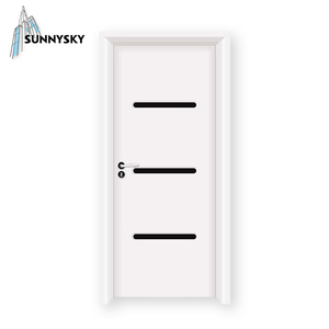 Fornitura diretta in fabbrica elegante <span class=keywords><strong>laccato</strong></span> <span class=keywords><strong>bianco</strong></span> <span class=keywords><strong>mdf</strong></span> legno impiallacciatura interna a filo arco in legno progetta porte - Product Image 1