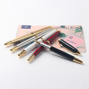 Penna a Sfera in Metallo Personalizzata con Logo Marca Jingda Regalo Promozionale Aziendale Punta Leggermente Obliqua 0.7mm Larghezza di Scrittura <span class=keywords><strong>Inchiostro</strong></span> Gel - Product Image 4