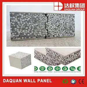 Panel sándwich de cemento EPS de hormigón ligero de alta calidad, precio para techo/suelo/pared interior y panel de pared exterior