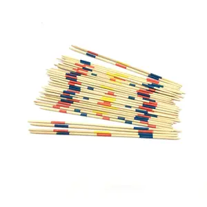 Dev yüksek kaliteli ahşap klasik mikado pick up sticks ilginç oyunlar yetişkin için