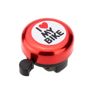 YOUME 4 di Colore Della Bicicletta Campana-b I Love <span class=keywords><strong>My</strong></span> <span class=keywords><strong>Bike</strong></span> Stampato Chiaro Suono Forte Outdoor MTB Corno di Allarme di Avvertimento Campana Anello ciclismo Accessori - Product Image 1