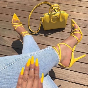 yellow stilettos
