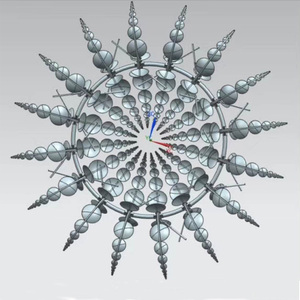 Tuin art de swingende sticks kinetische energie sculptuur met groothandel prijs - Product Image 1