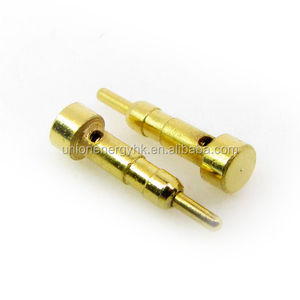 Sondes à ressort plaqué or, 12mm, en laiton, Pogo Pin - Product Image 1