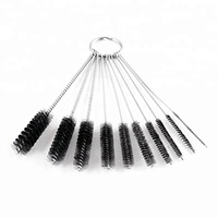 Pas cher Prix Torsadé Flexible En Spirale En Nylon Petit Tube à Essai Brosse