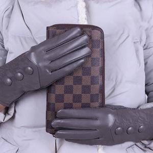 2019 mode conduite respirant <span class=keywords><strong>femme</strong></span> longue en cuir conduite <span class=keywords><strong>gants</strong></span> d'écran Tactile - Product Image 4