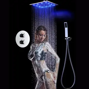 2 Way Luxury Bathroom Accessories Modern LED Ceiling Bath Shower Ceiling Bathroom Faucet With Shower Bathroom Bath Accessories