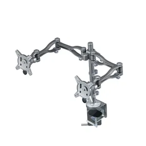 Quick Release Dual Arm para posicionamento flexível do monitor