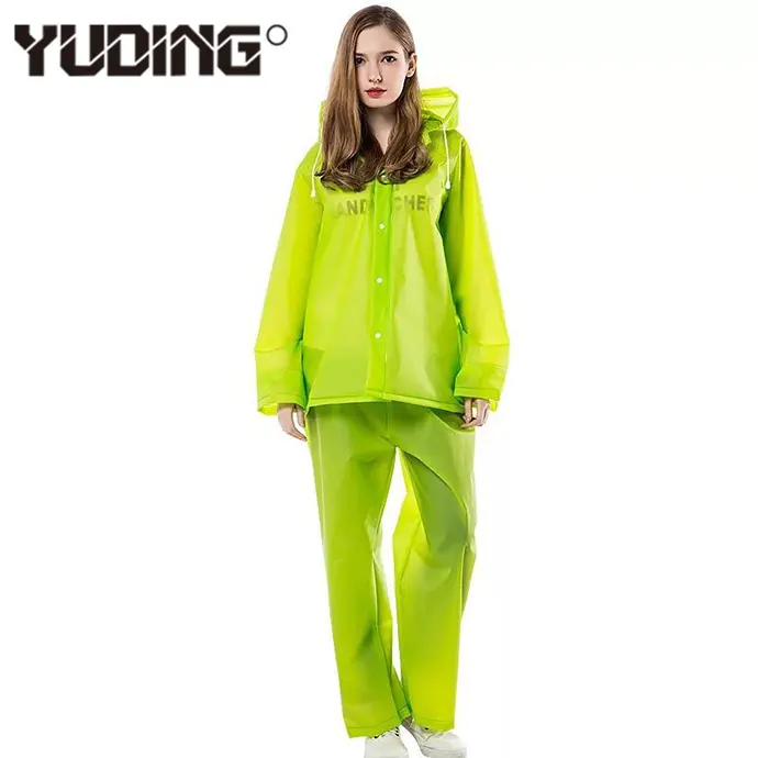 Eva-vestes de pluie en plastique, costume pour femmes, bon marché, prix en gros