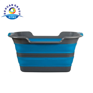 Novedades 2023 cesto portabiancheria <span class=keywords><strong>pieghevole</strong></span> scatola portaoggetti <span class=keywords><strong>pieghevole</strong></span> vestiti in Silicone di plastica cesto portabiancheria <span class=keywords><strong>pieghevole</strong></span> sporco - Product Image 2