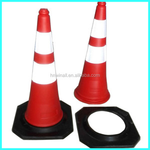 กรวยจราจรสีแดง เขียว เหลือง พร้อมแผ่นสะท้อนแสง - Product Image 5