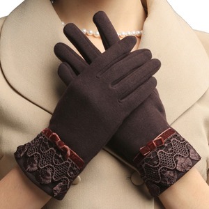 Gants <span class=keywords><strong>de</strong></span> vélo pas cher Lace Smartphone Hiver Femmes - Product Image 1