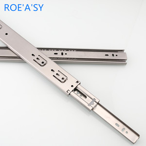 Roeasy 45mm 3 lần mở rộng đầy đủ mềm đóng bóng mang Ngăn kéo trượt Kính thiên văn kênh Tủ Ngăn Kéo trượt đường sắt - Product Image 4