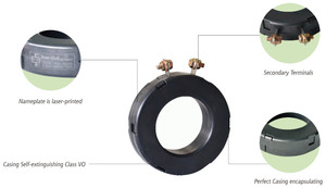 Transformador de corriente redondo de CA 220V tipo Donut de alta precisión de - Product Image 3